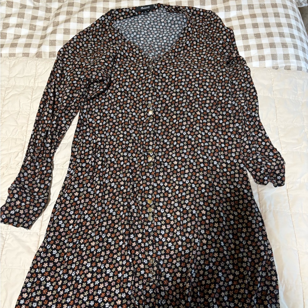 Madewell Floral Patterned Dress